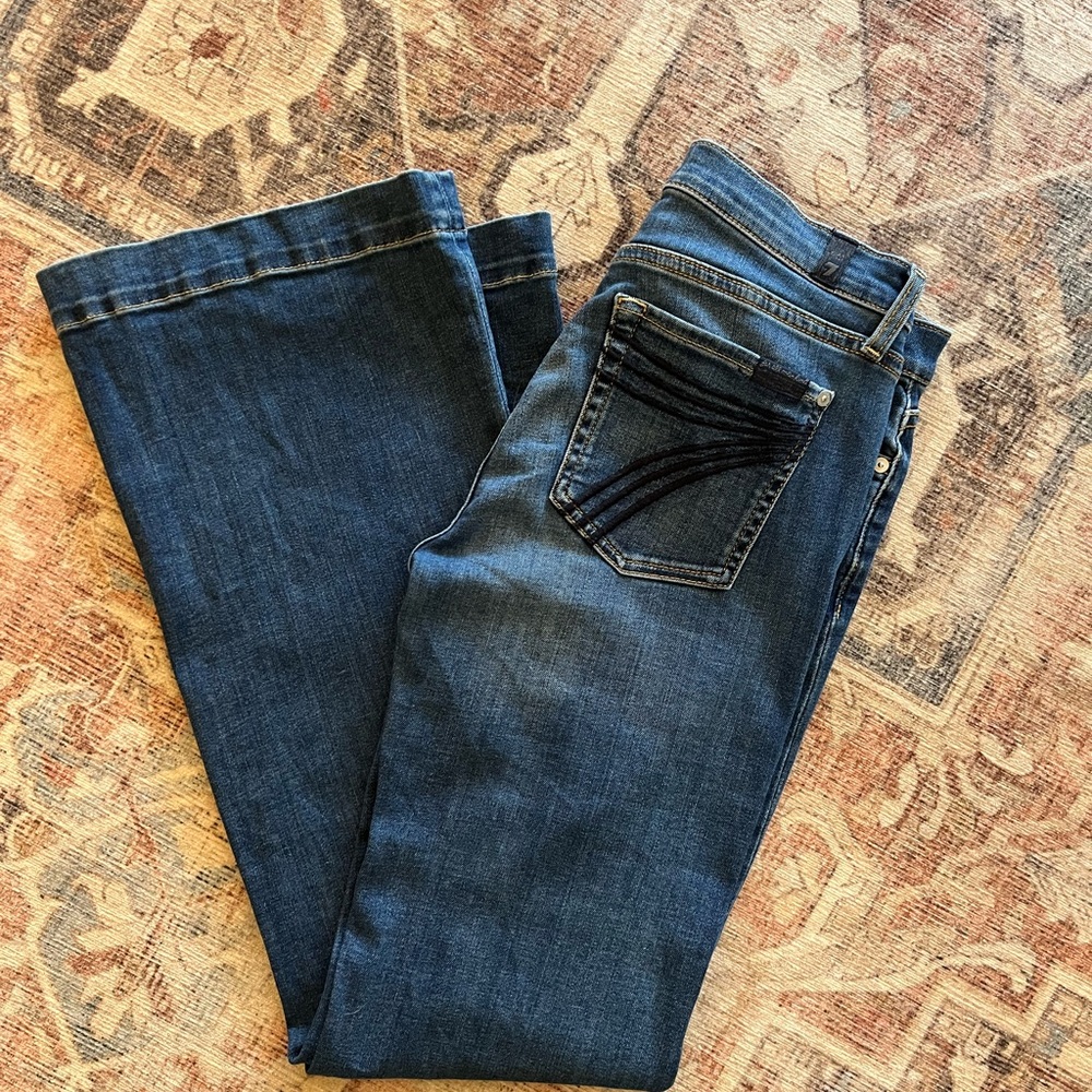 Citizens Of Humanity Blue Boot Cut Jeans